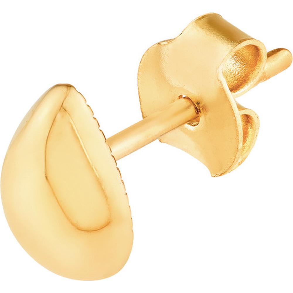 Olas d'Oro - 14K Yellow Gold Polished Teardrop Stud Earrings  5x9mm