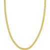 Olas d'Oro - 14K Yellow Gold Popcorn Statement Necklace - 18 Inches, 4.90mm Chain, Pear Shape Lobster Clasp