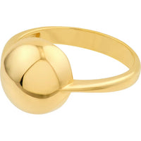 Olas d'Oro - 14K Yellow Gold Puffy Round Ring Size 7 2.67 Grams