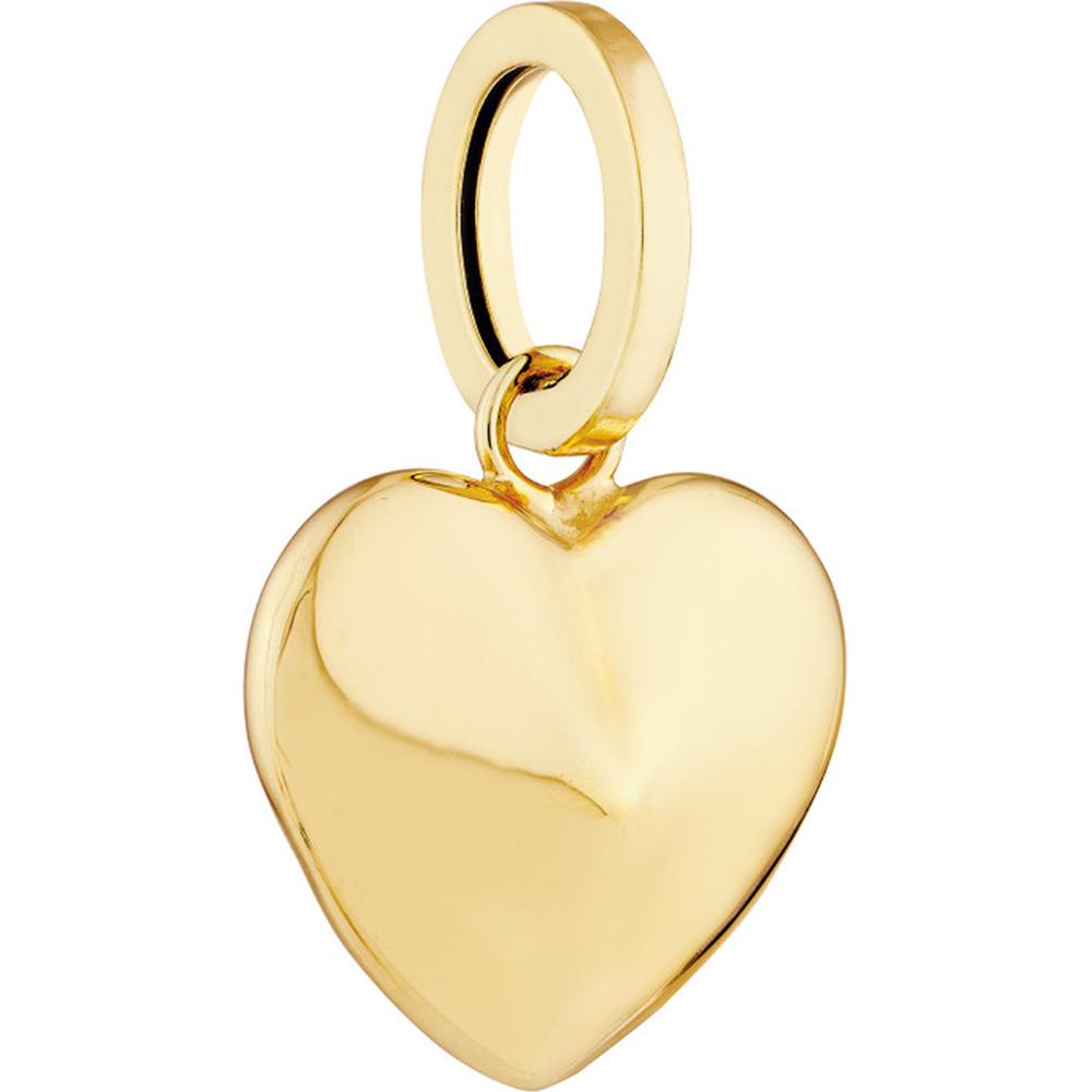 Olas d'Oro - 14K Yellow Gold Radiant Heart Pendant - 1.02 Grams