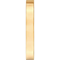 Olas d'Oro - 14K Yellow Gold Rectangle Tube Oval Hoop Earrings  Sleek & Modern Design with Post & Omega Back Closure