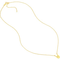 Olas d'Oro - 14K Yellow Gold 'Rock On' Pendant Necklace - 0.80mm Charm
