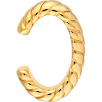 Olas d'Oro - 14K Yellow Gold Rope Design Ear Cuffs - 3.10 Grams Total Weight