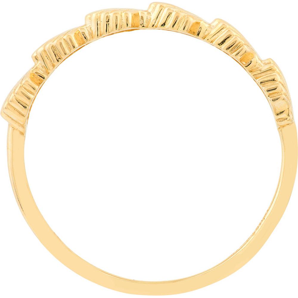 Olas d'Oro - 14K Yellow Gold Scallop Seashell Band Ring - Size 7