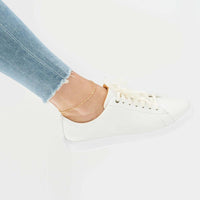 Olas d'Oro - 14K Yellow Gold Singapore Chain Adjustable Anklet - 9-10 Inches Length