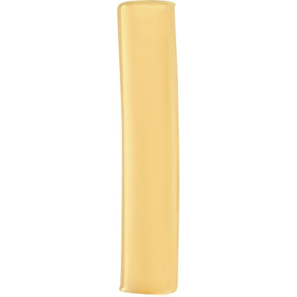 Olas d'Oro - 14K Yellow Gold Sleek Bar Stud Earrings - 1.70 Grams Weight