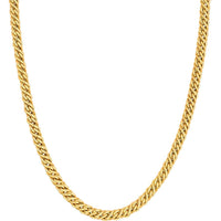 Olas d'Oro - 14K Yellow Gold Small Twisted Cable Chain Necklace  7.50" Length, 6.6g Total Weight