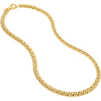 Olas d'Oro - 14K Yellow Gold Small Twisted Cable Chain Necklace  7.50" Length, 6.6g Total Weight