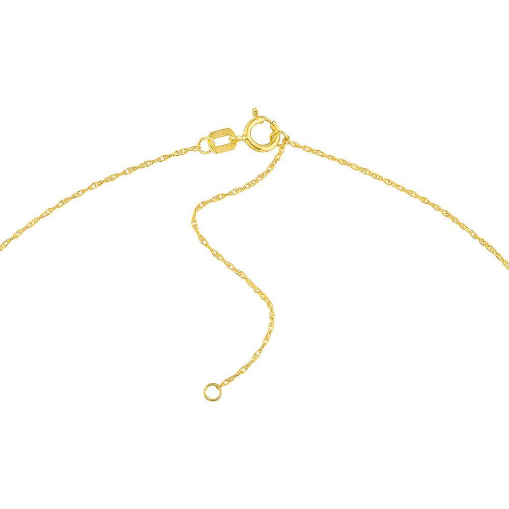 Olas d'Oro - 14K Yellow Gold So You Chai Necklace - Adjustable 16-18" Chain with Spring Ring Clasp