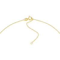 Olas d'Oro - 14K Yellow Gold So You Cocktail Glass Charm Necklace with 2" Extender - 1.01 Grams Total Weight