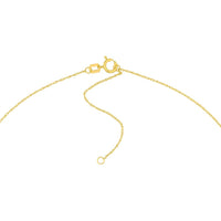 Olas d'Oro - 14K Yellow Gold So You Diamond Flower Necklace with 1pt Diamond
