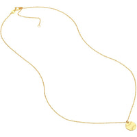 Olas d'Oro - 14K Yellow Gold So You Mini Baseball Adjustable Necklace - Light and Playful Design