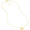Olas d'Oro - 14K Yellow Gold So You Mini Bicycle Adjustable Pendant Necklace - 0.75mm Pendant