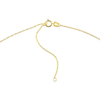 Olas d'Oro - 14K Yellow Gold So You Mini Bicycle Adjustable Pendant Necklace - 0.75mm Pendant