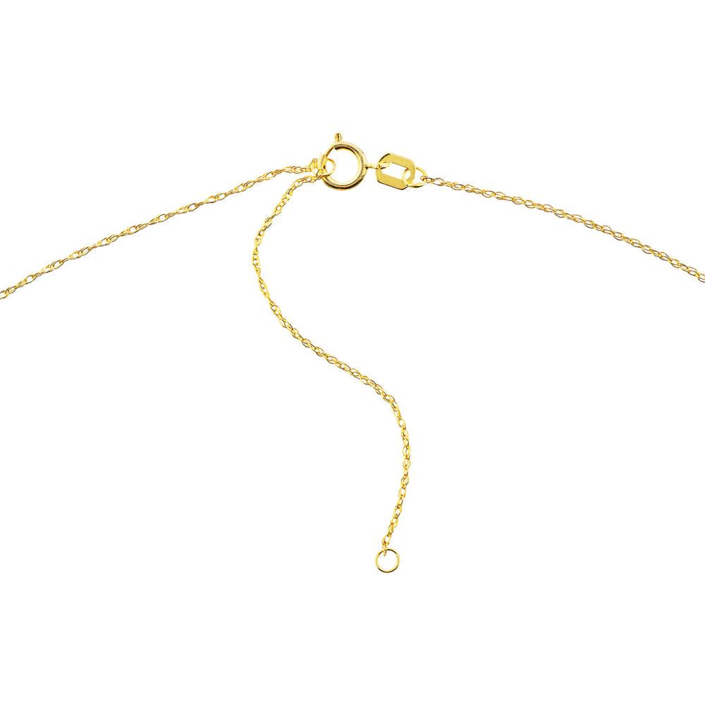 Olas d'Oro - 14K Yellow Gold So You Mini Interlocked Hearts Necklace Adjustable 16"-18"