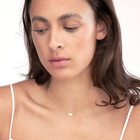 Olas d'Oro - 14K Yellow Gold So You Mini Mama Bear Adjustable Necklace