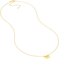 Olas d'Oro - 14K Yellow Gold So You Mini Mama Bear Adjustable Necklace