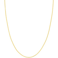 Olas d'Oro - 14K Yellow Gold Solid Round Box Chain Bracelet with Lobster Lock - 1.75mm Width, 7.25" Length