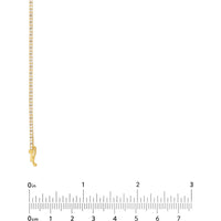 Olas d'Oro - 14K Yellow Gold Tennis Necklace with 3.0 Carat Total Diamond Weight