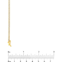 Olas d'Oro - 14K Yellow Gold Tennis Necklace with Round Diamonds - 4.5 Carat Total Diamond Weight