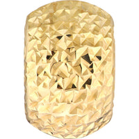 Olas d'Oro - 14K Yellow Gold Textured Curve Earrings with Leverback Closure - 1.85 Grams Total Weight