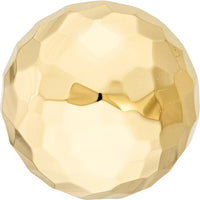 Olas d'Oro - 14K Yellow Gold Textured Dome Stud Earrings - 1.50 Grams Total Weight