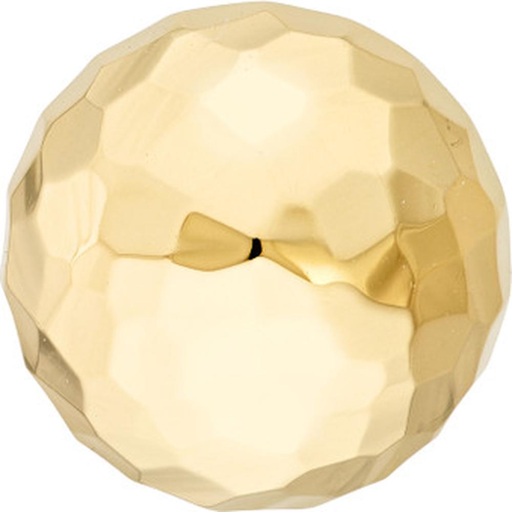 Olas d'Oro - 14K Yellow Gold Textured Dome Stud Earrings - 1.50 Grams Total Weight