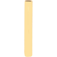 Olas d'Oro - 14K Yellow Gold Triangle Mini Hoop Earrings