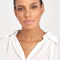Olas d'Oro - 14K Yellow Gold Twisted Forzentina Chain Bracelet - 7.50" Length - 4.62 Grams Average Weight