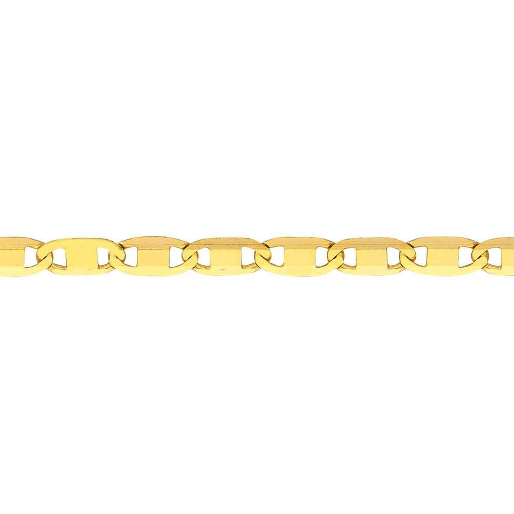 Olas d'Oro - 14K Yellow Gold Valentino Adjustable Choker Chain - 13-16 Inch Length