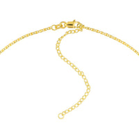 Olas d'Oro - 14K Yellow Gold Valentino Adjustable Choker Chain - 13-16 Inch Length