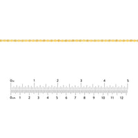 Olas d'Oro - 14K Yellow Gold Valentino Chain Adjustable Choker with Sliding Bead