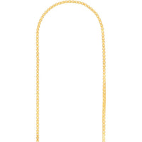 Olas d'Oro - 14K Yellow Gold Wide Bar Threader Earrings - 1.30 Grams Total Weight