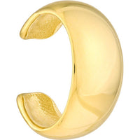 Olas d'Oro - 14K Yellow Gold Wide High Polished Earring Cuff - 2.96 Grams
