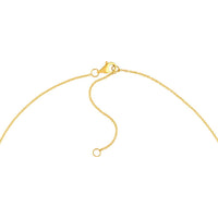 Olas d'Oro - 14K Yellow/White Gold Diamond Pave Heart Necklace - 1/2 Total Carat Weight