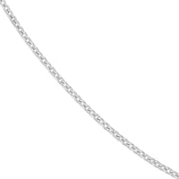 Olas d'Oro - 18K White Gold 16" Cable Chain Necklace with Lobster Clasp - 0.70mm Width