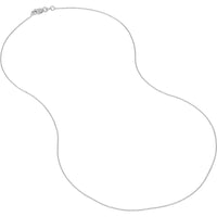 Olas d'Oro - 18K White Gold 16" Cable Chain Necklace with Lobster Clasp - 0.70mm Width