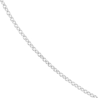 Olas d'Oro - 18K White Gold 20" Cable Chain Necklace - 1.05mm Width