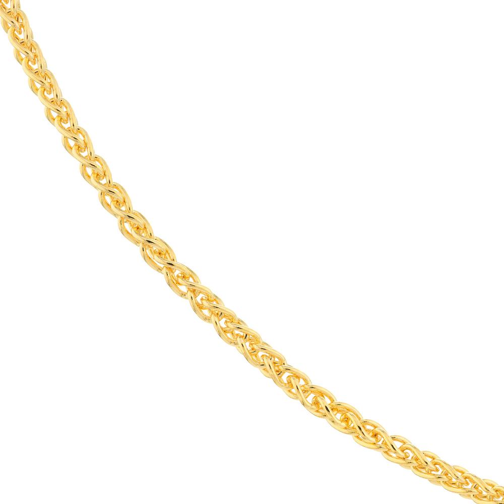 Olas d'Oro - 18K Yellow Gold 1.65mm Wheat Chain with Lobster Lock - 30" Necklace