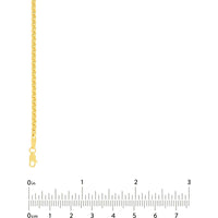 Olas d'Oro - 18K Yellow Gold 18" Solid Round Box Chain Necklace with Lobster Lock 16.56 Grams Total Weight