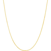 Olas d'Oro - 18K Yellow Gold 20 Inch Cable Link Necklace - 1.05mm Width