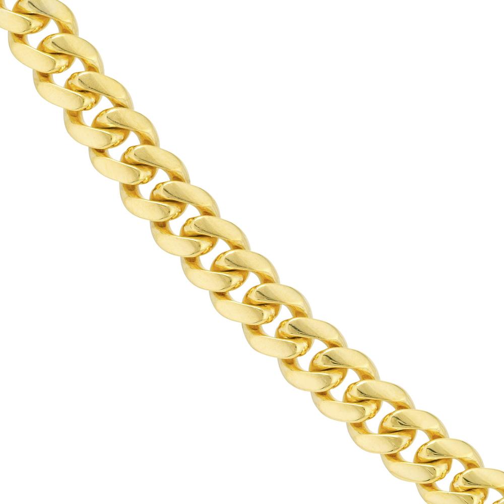 Olas d'Oro - 18K Yellow Gold 22" T-Miami Cuban Chain with Lobster Lock - 57.14 Grams