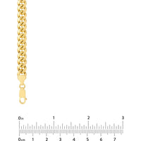 Olas d'Oro - 18K Yellow Gold 8.10mm T-Miami Cuban Chain Necklace with Lobster Lock - 24" - 107.59 Grams