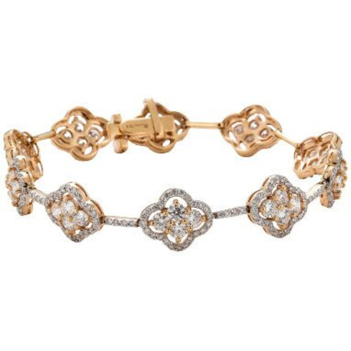 Piranesi - Pacha Bracelet in Diamond and Rose Gold - 18K White and Rose Gold Gold