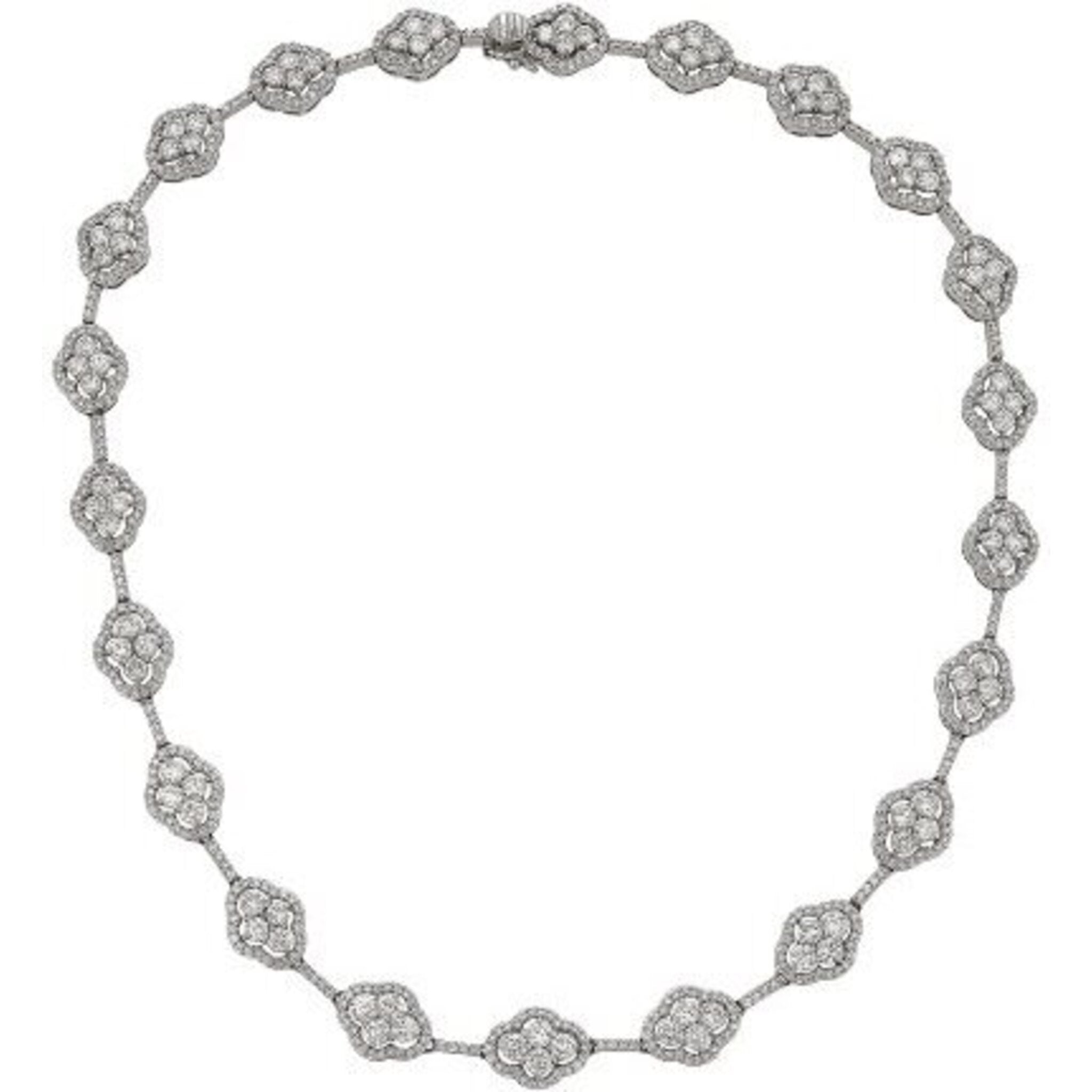 Piranesi - Pacha Necklace in Diamond - 18K White Gold