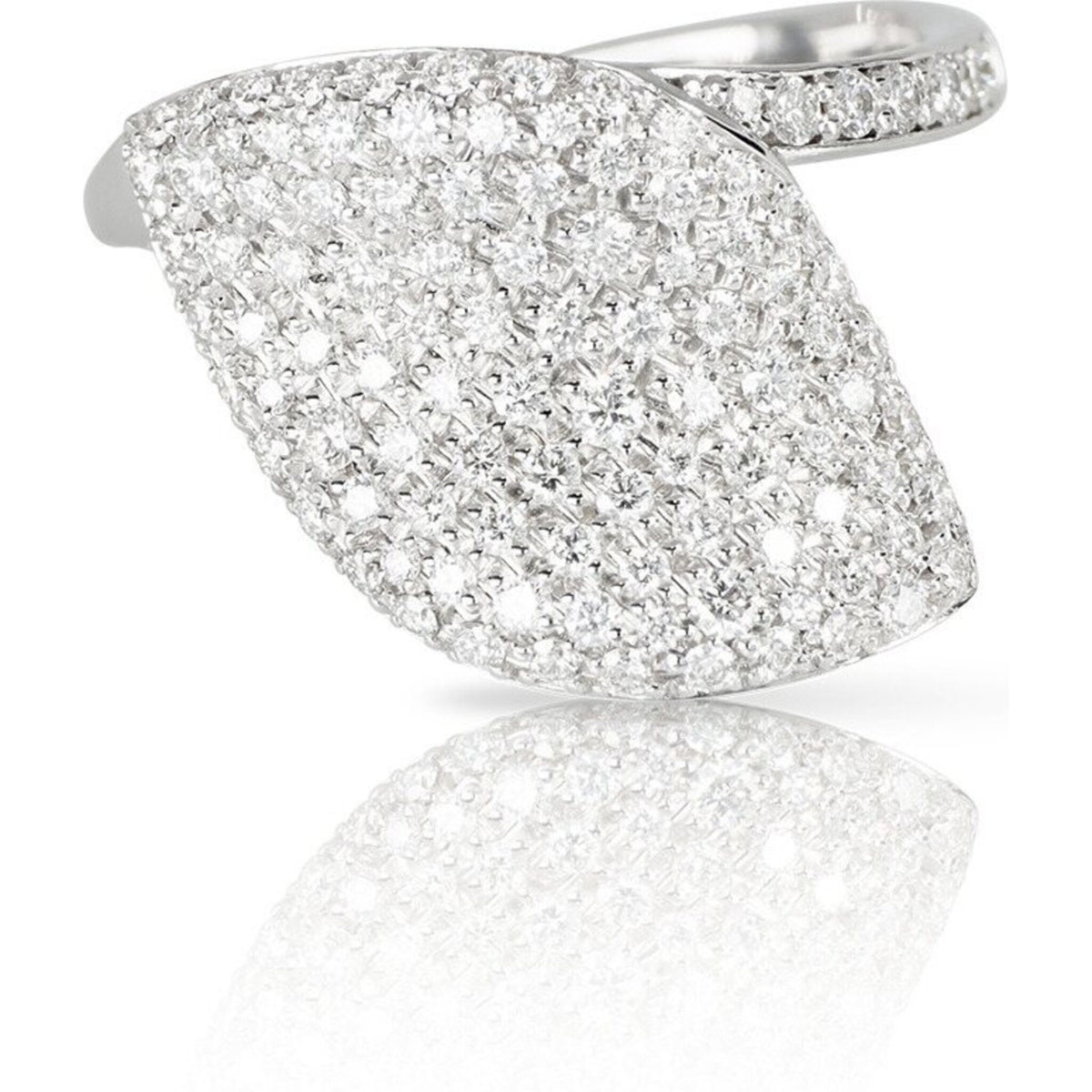 Pasquale Bruni - Aleluiá Ring in 18k White Gold with White Diamonds