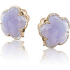 Pasquale Bruni Bon Ton Earrings Blue Chalcedony &amp; Diamonds 18k Rose Gold