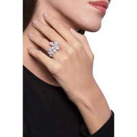 Pasquale Bruni Petit Garden Ring in 18K White Gold With Diamonds