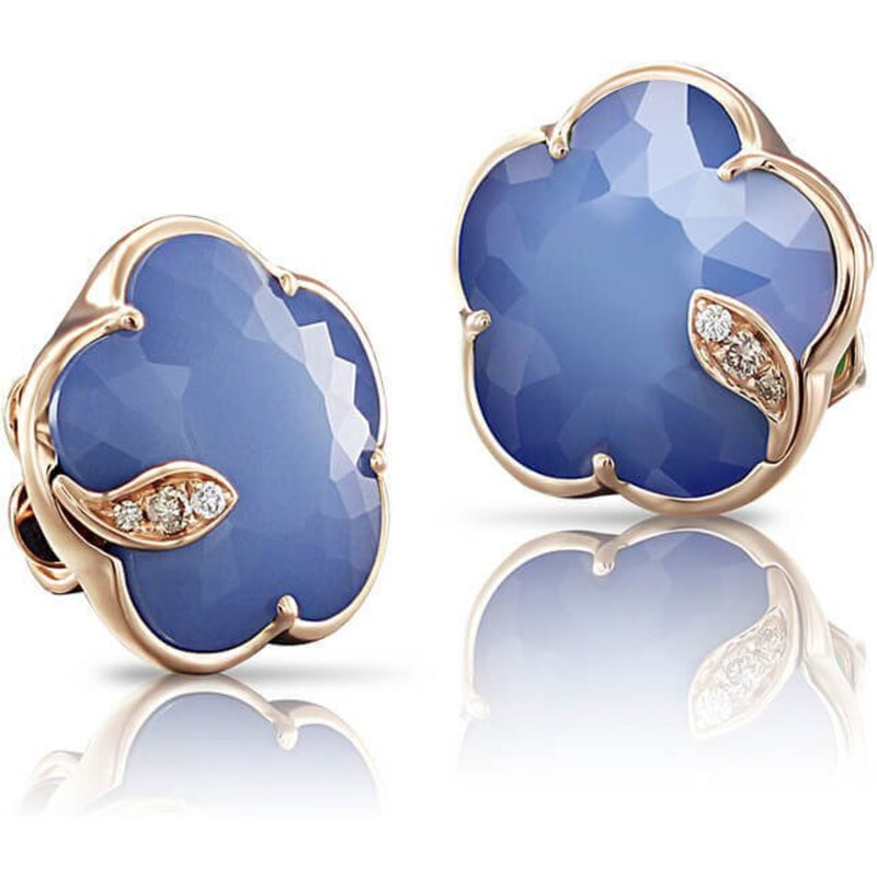 Pasquale Bruni Petit Joli Blue Moon Earrings with Diamonds
