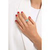 Pasquale Bruni - Petit Joli Ring in 18k Rose Gold with Turquoise and White Moonstone Doublet, White and Champagne Diamonds